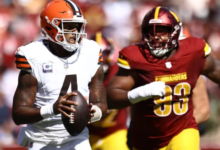 Cleveland Browns vs Washington Commanders Match Player Stats